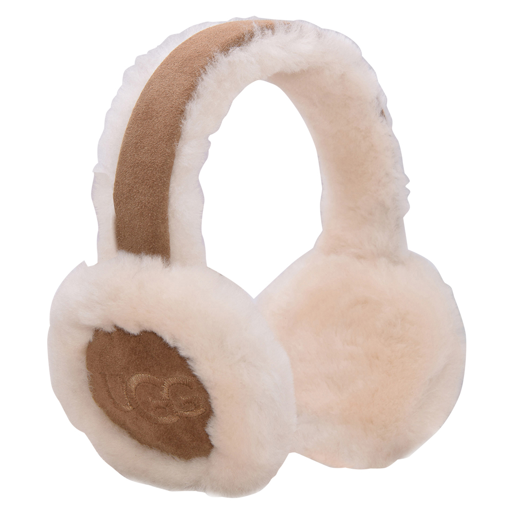 Ugg Women's Earmuff Sheepskin Embroidery Water Resistant | eBay