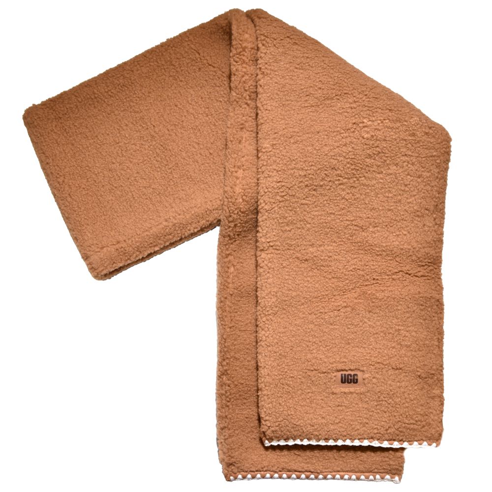 Ugg UGGfluff Scalloped Women's Scarf Plush Fleece | eBay