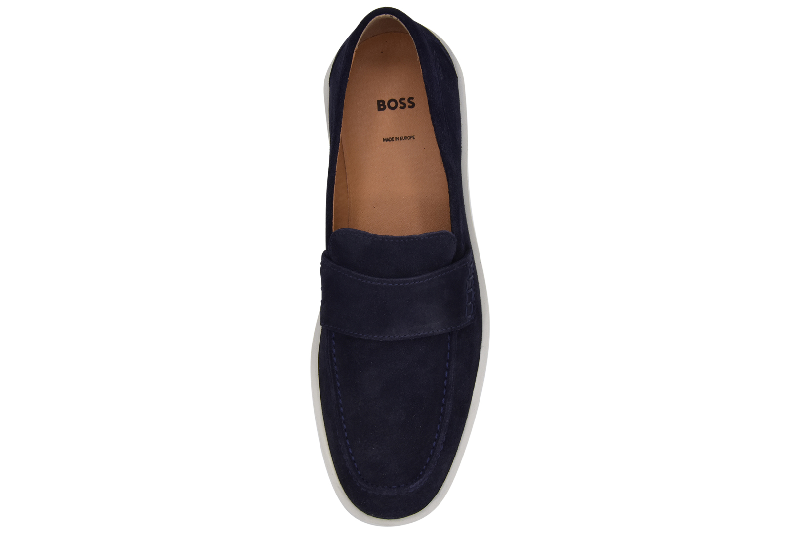 Hugo Boss Clay_Loaf_SDPE Men's Leather Penny Loafers Shoes - Picture 22 of 40