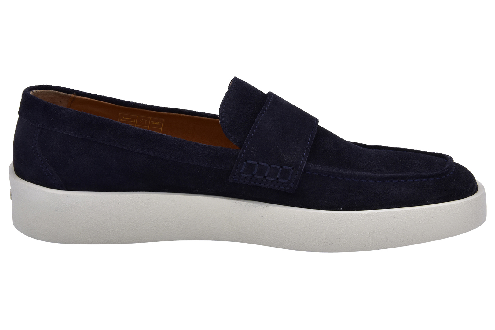 Hugo Boss Clay_Loaf_SDPE Men's Leather Penny Loafers Shoes - Picture 29 of 40