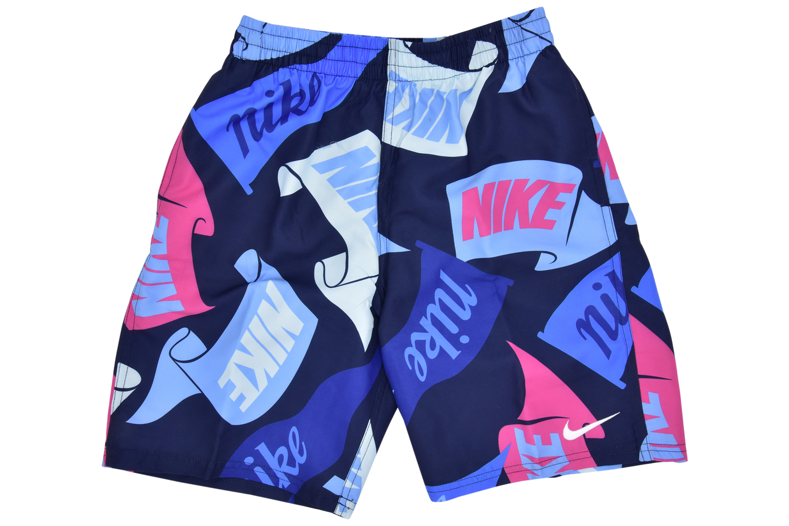Nike Big Boy's Breaker 7-Inch Brief-Lined Volley Shorts Swim Trunk Swimwear - Picture 10 of 12