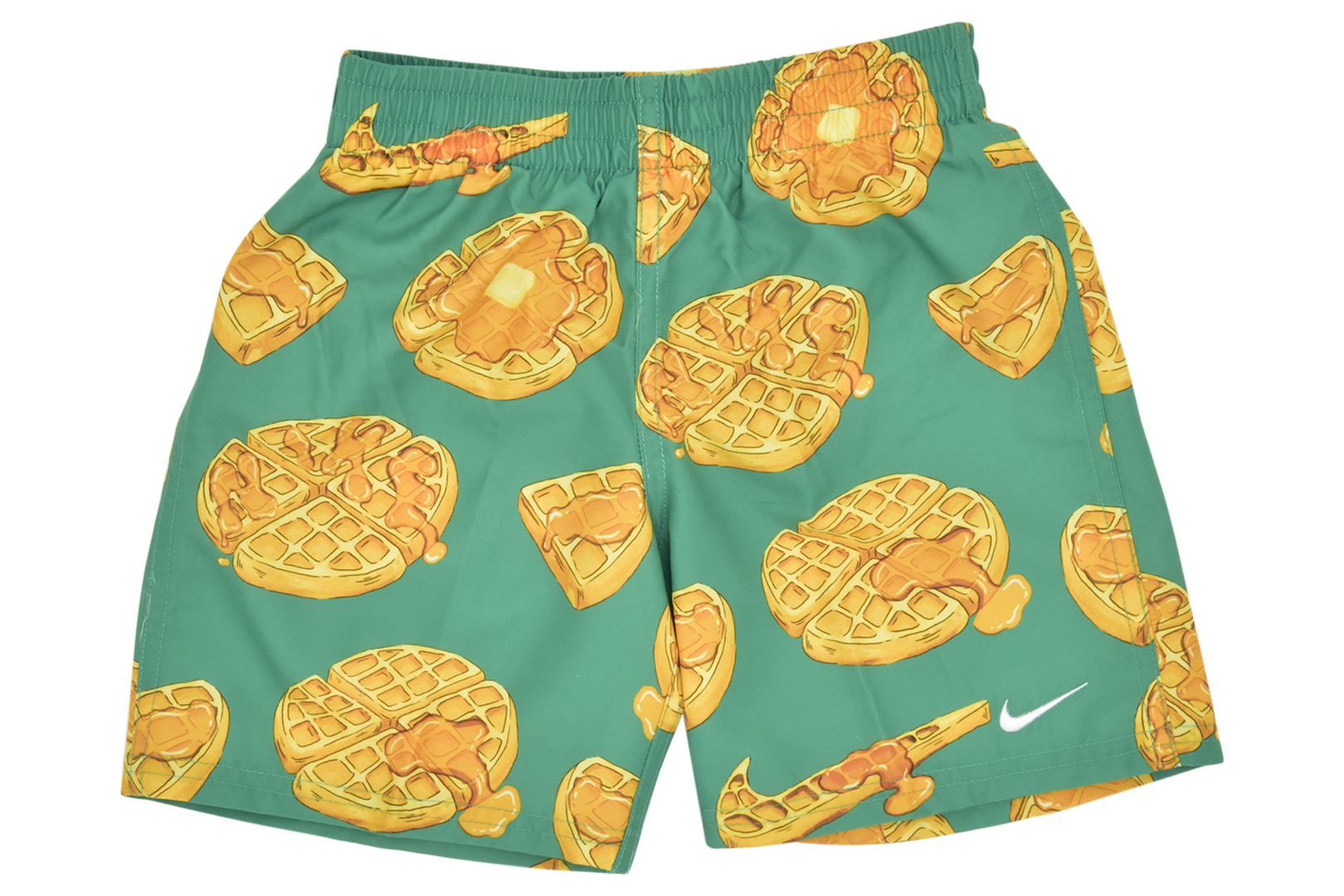 Nike Little Kids Boy's Breaker 5-Inch Brief-Lined Volley Shorts Trunks Swimwear - Picture 10 of 12