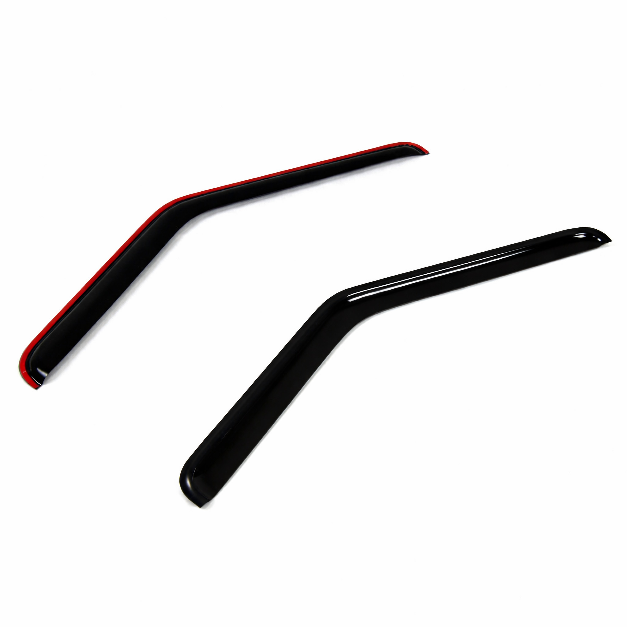 Dark Smoke JDM Vent Window Visors For Mazda B-Series Pickup (B2500 B3000 B4000 1994-2010) - Front 2-Piece Set