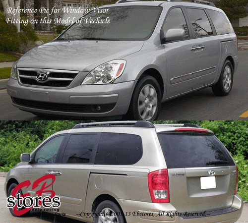 Vent Shade Window Visors Jeep Compass 07 08 09 10 2007-2010 Limited Sport 4pcs