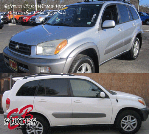 Vent Shade Window Visors For Toyota Rav4 Rav 4 01 02 03 04 05 Base Sport 4pcs