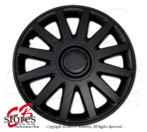Matte Black Style 610 15 Inches Hubcap Wheel Cover Rim Skin Covers 15/" Inch 4pcs
