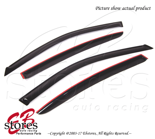 Out Channel Rain Guard Window Visor Light Tint 4pcs For 98-05 Lexus GS300 GS400