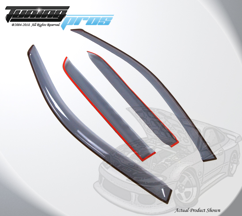 Light Gray Rain Visor Deflector 4pcs Out Channel For Toyota 4Runner 2003-2009 | eBay