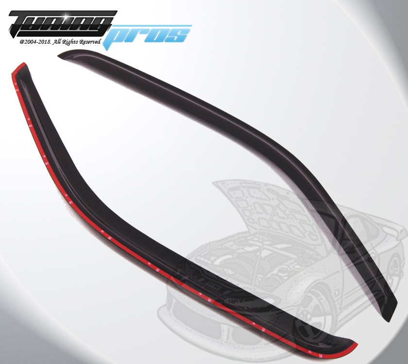 OEM Window Visors Rain Sun Guard Vent 99-06 Chevy Silverado Sierra Extended Cab - Foto 9