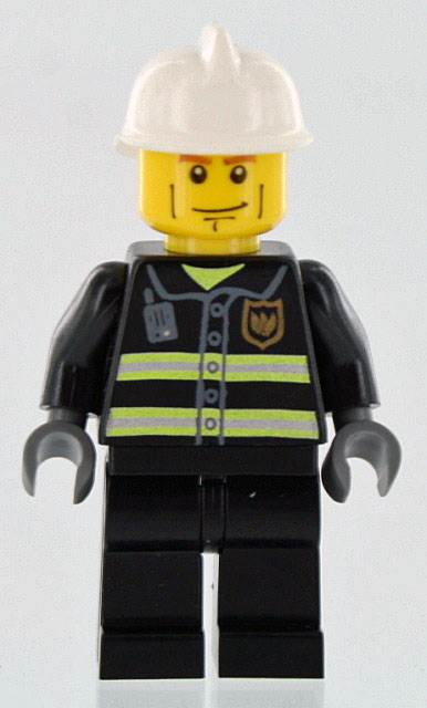 new lego city fire man minifig