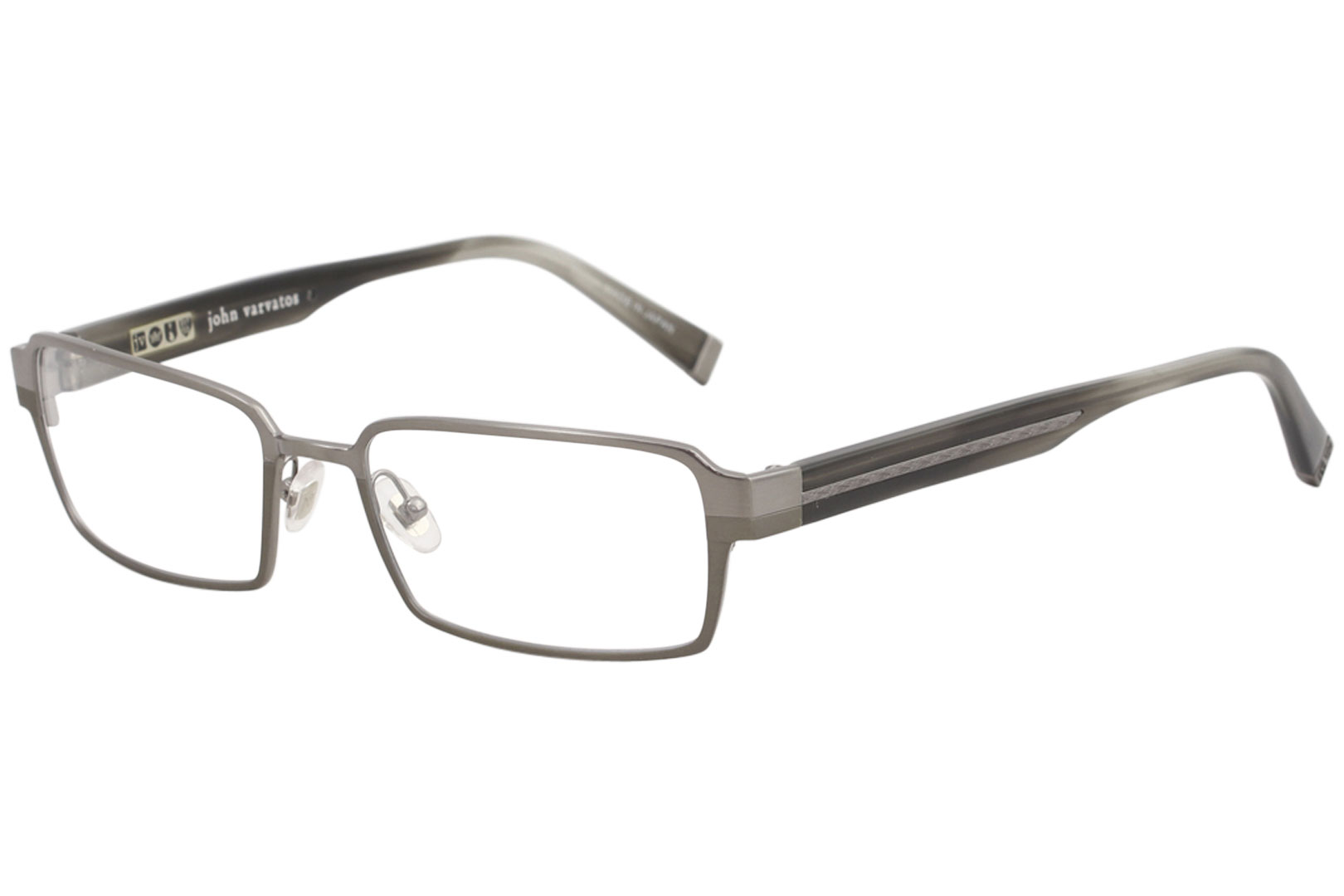 John Varvatos V133 Mens Designer Full-rim Optical Modern Must Have Eyeglasses//Eye Glasses