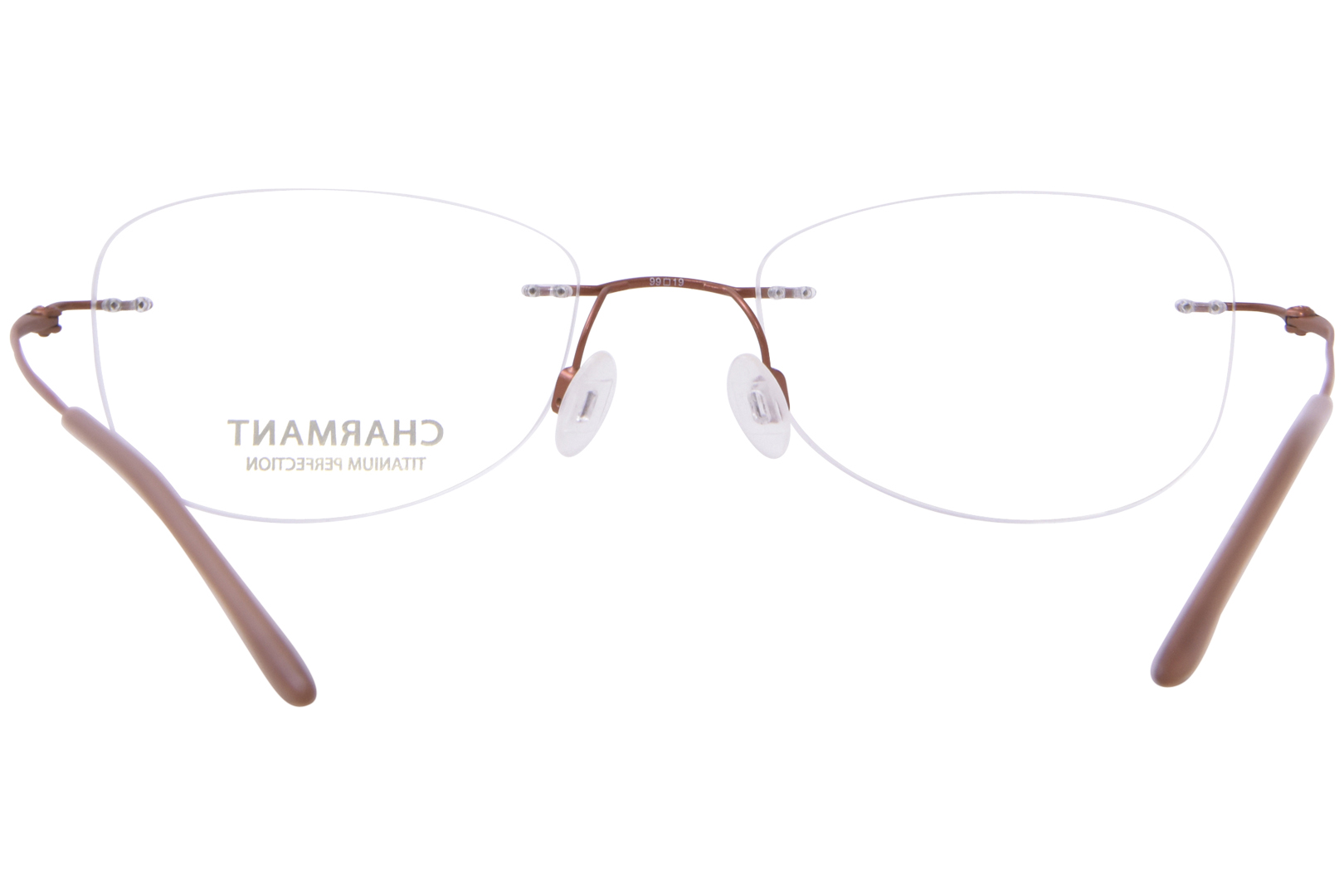 Charmant Eyeglasses TI8600 TI/8600 Rimless Optical Frame 19x140mm - Picture 7 of 28