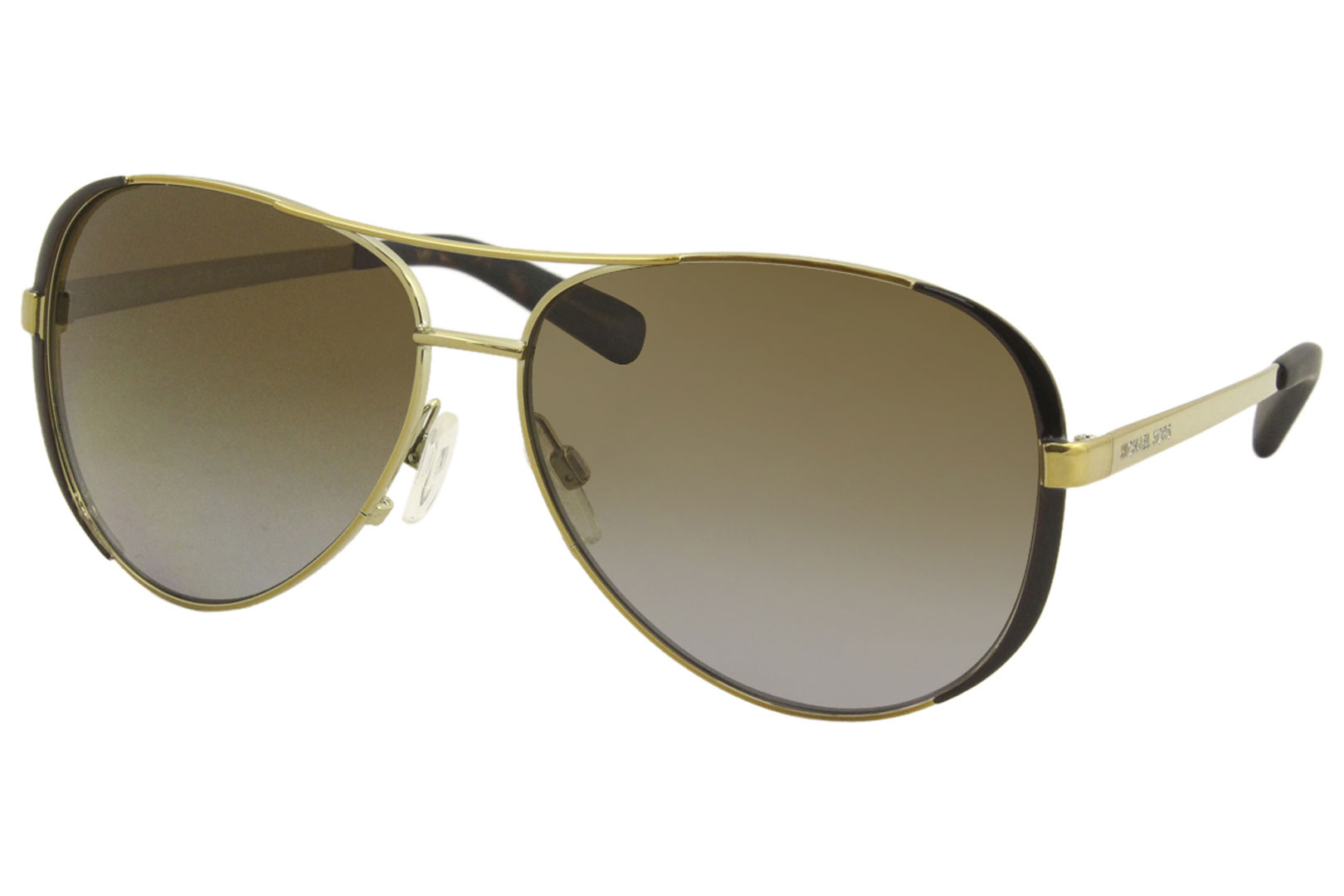 Michael Kors Chelsea MK5004 MK/5004 1014T5 Gold/Brown Pilot Sunglasses ...