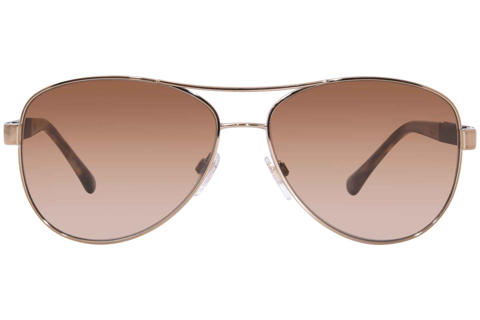 Burberry B3080 B/3080 1145/13 Light Gold/Brown Fashion Pilot Sunglasses 59mm - Afbeelding 2 van 6
