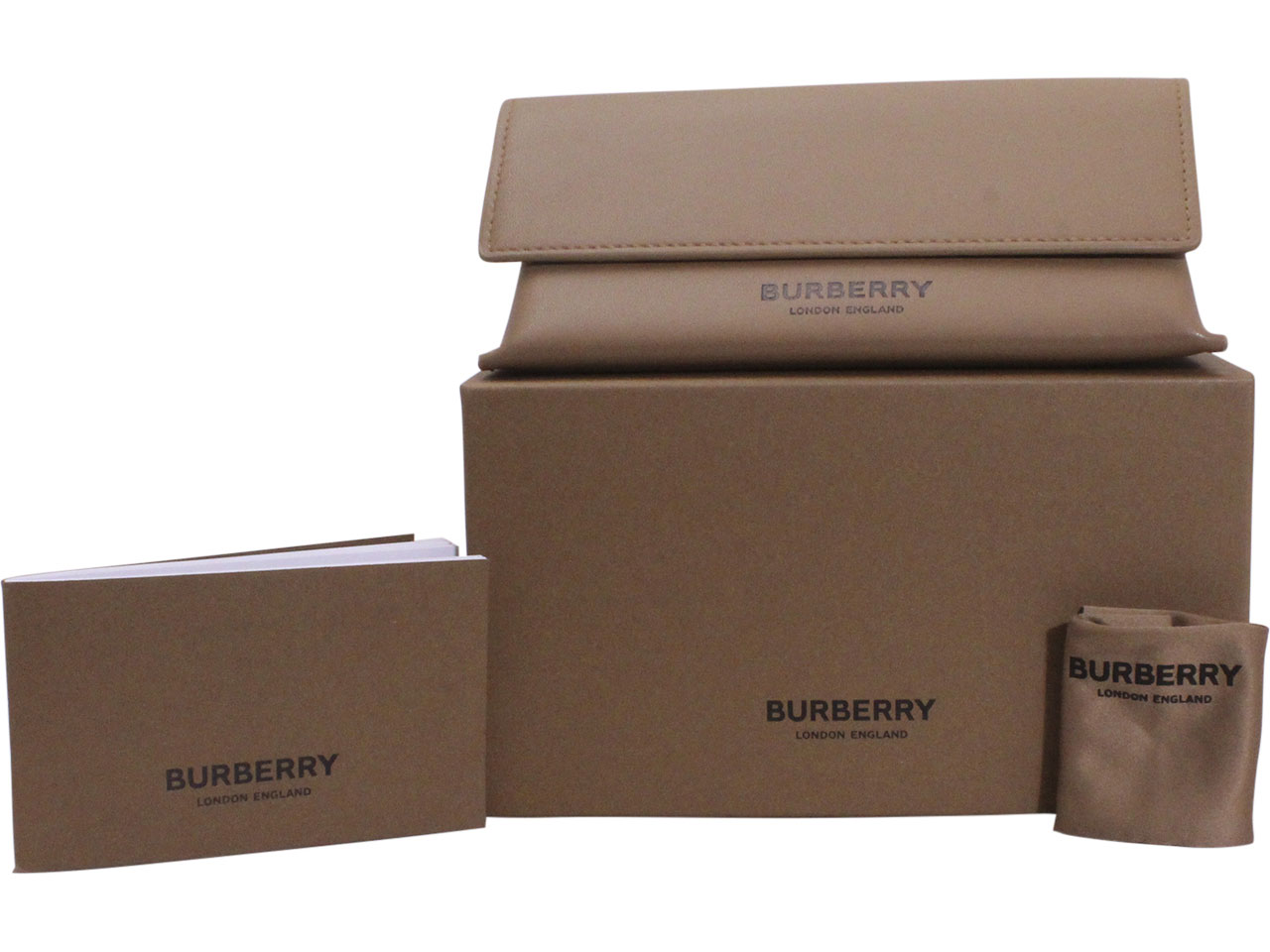 Burberry B3080 B/3080 1145/13 Light Gold/Brown Fashion Pilot Sunglasses 59mm - Afbeelding 6 van 6