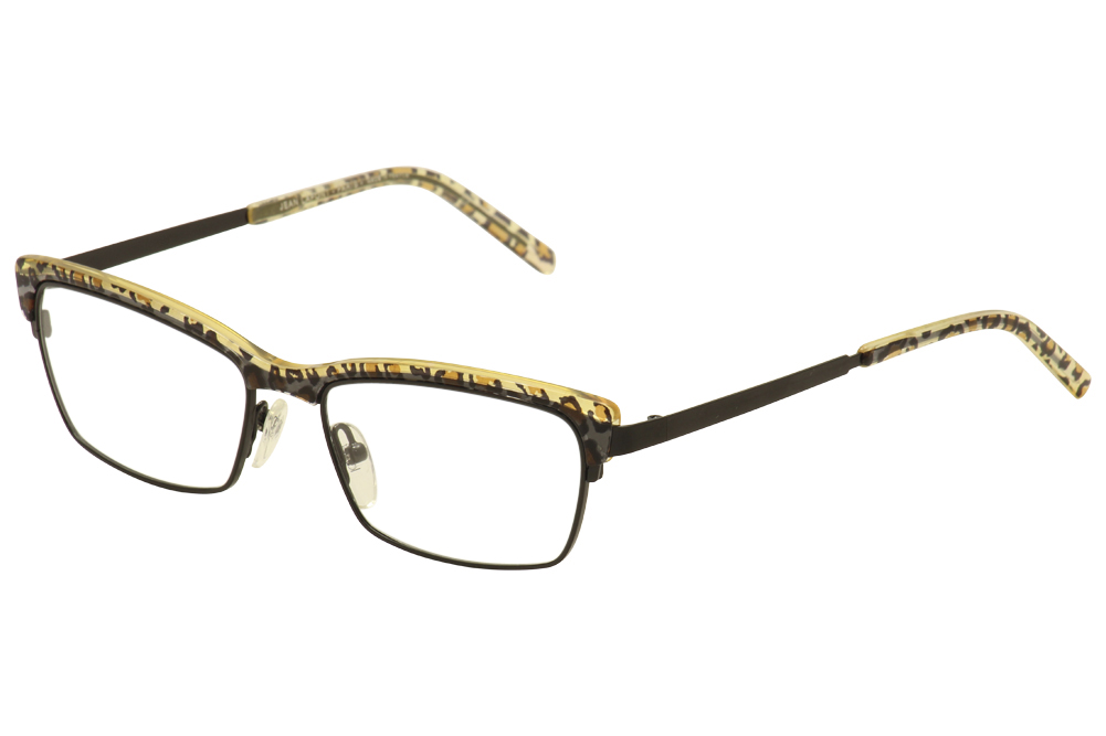 Lafont Paris Eyeglasses Pulsion 380 Black/Leopard Print Optical Frame