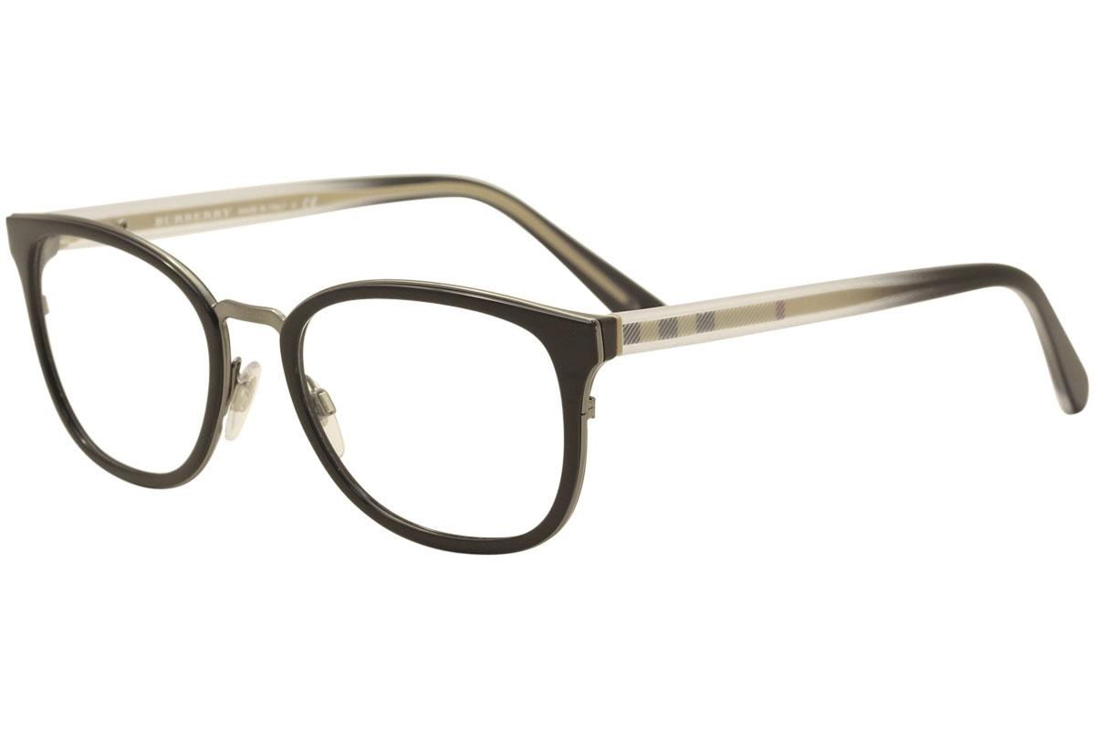 burberry half rim eyeglasses