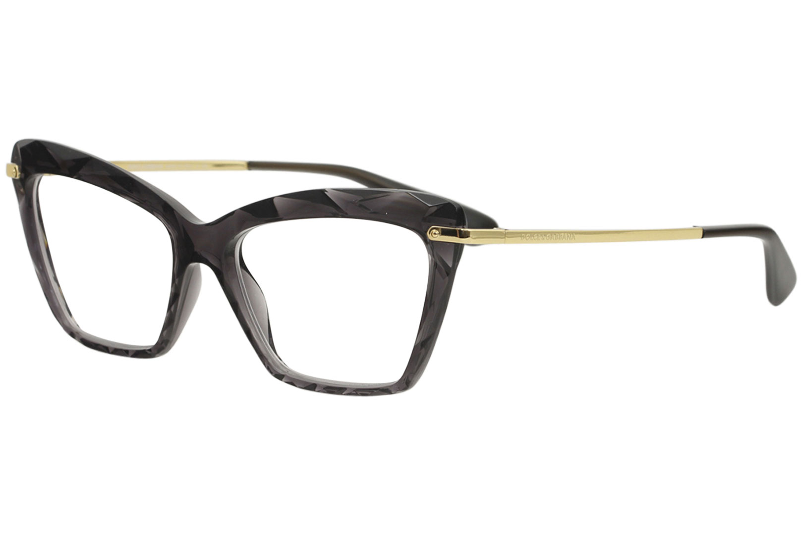 Dolce & Gabbana Eyeglasses D&G DG5025 DG/5025 504 Transp Grey Optical Frame 53mm eBay