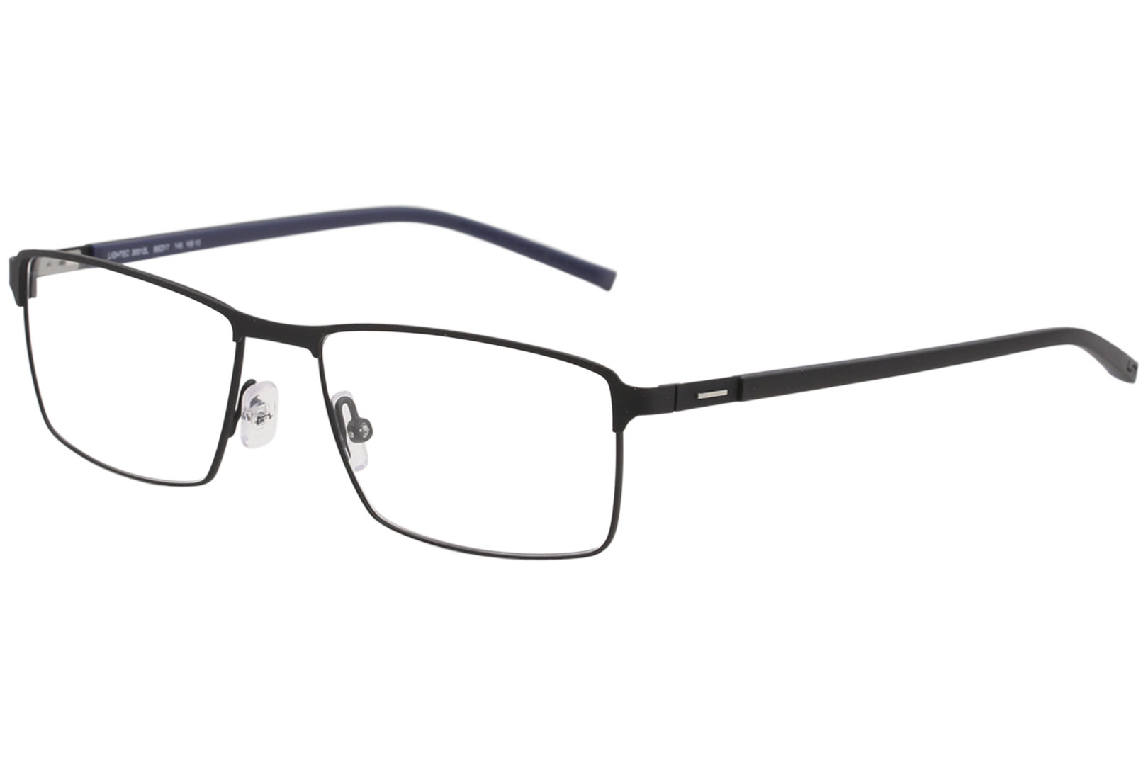 Morel Eyeglasses Lightec 8238L 8238//L NR060 Black Full Rim Optical Frame 55mm