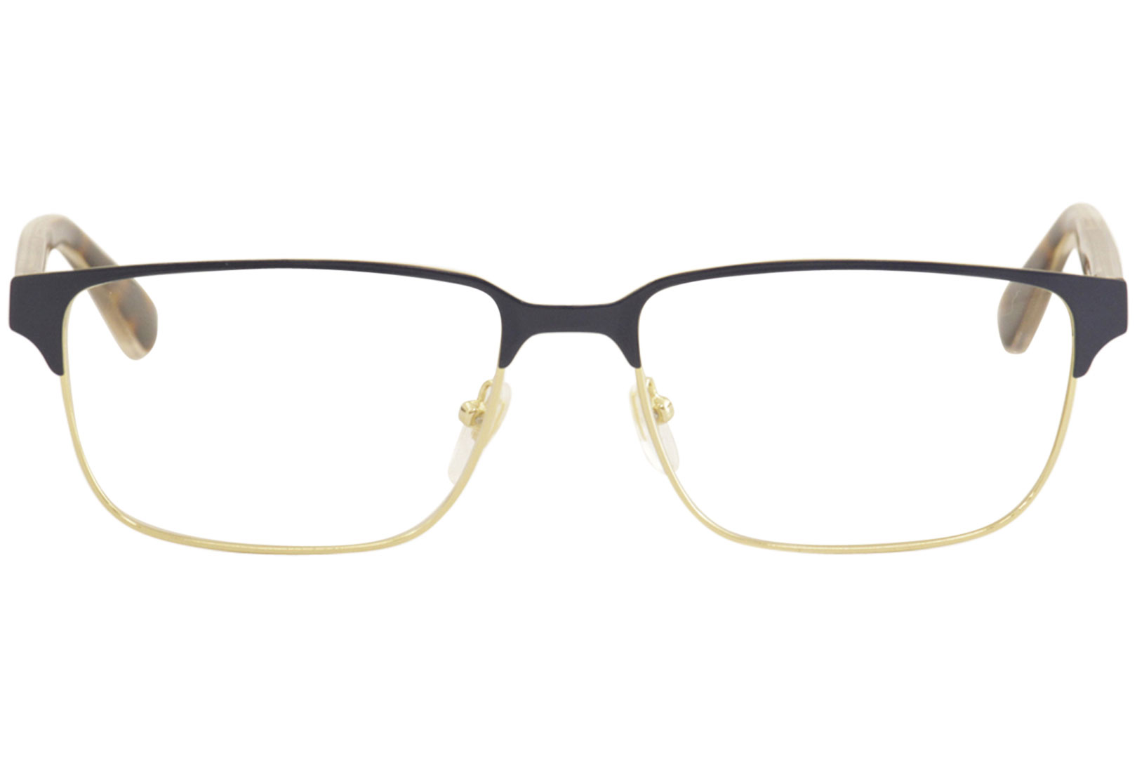 Gucci Men's Eyeglasses GG0383O GG/0383/O 006 Blue/Havana/Gold Optical