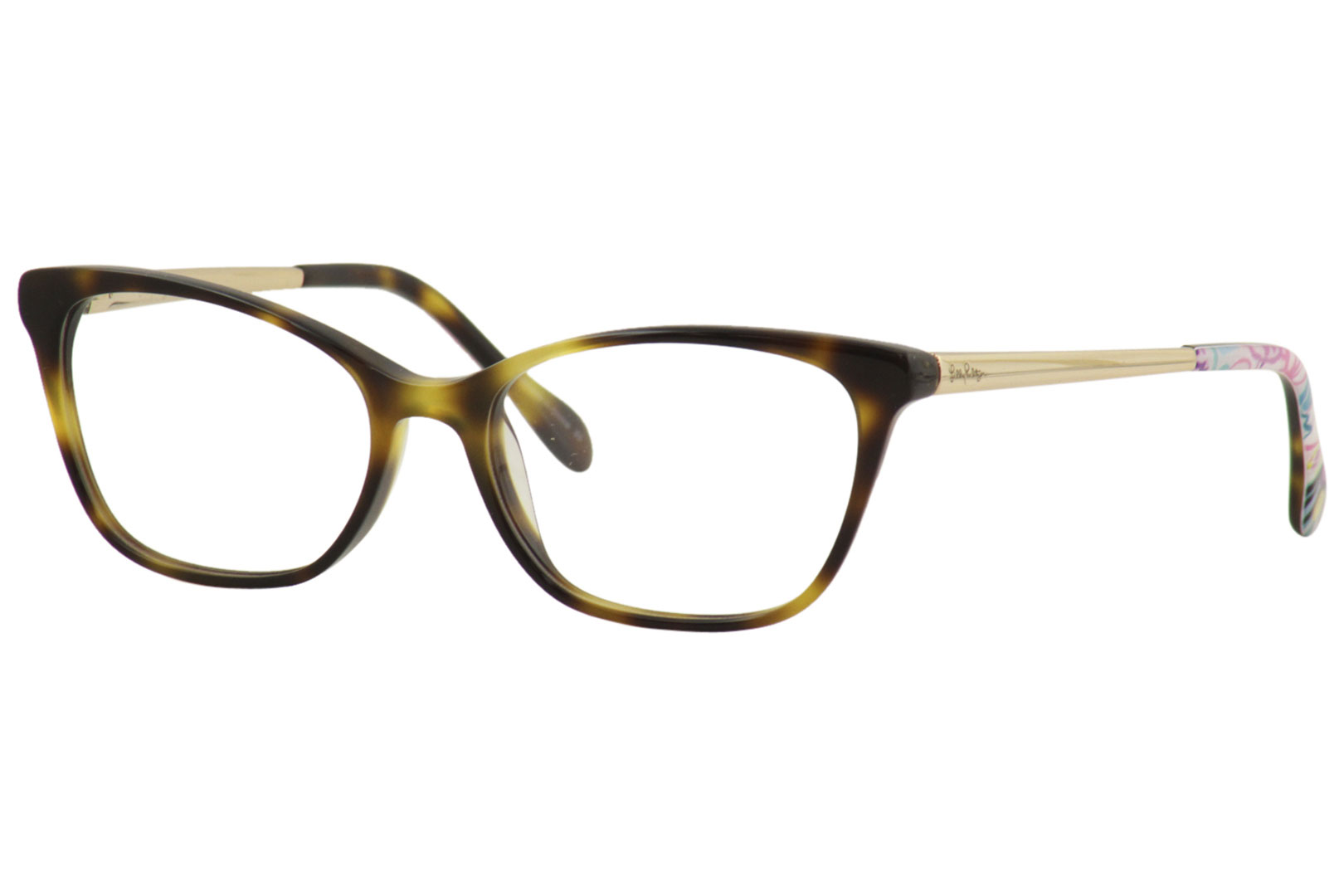 Lilly Pulitzer Womens Eyeglasses Bailey SK Sky Tortoise Optical Frame 52mm