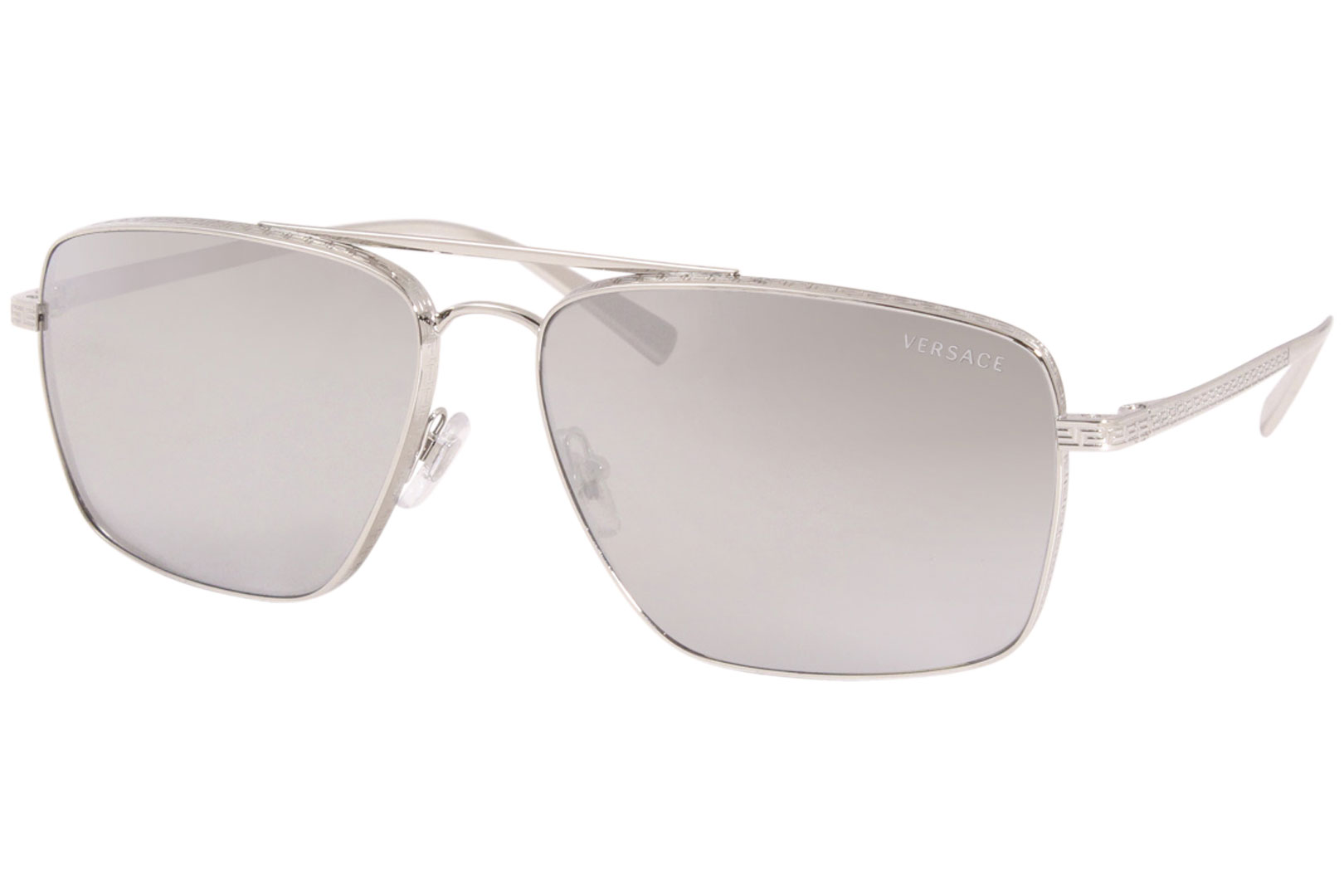 versace sunglasses silver mirror