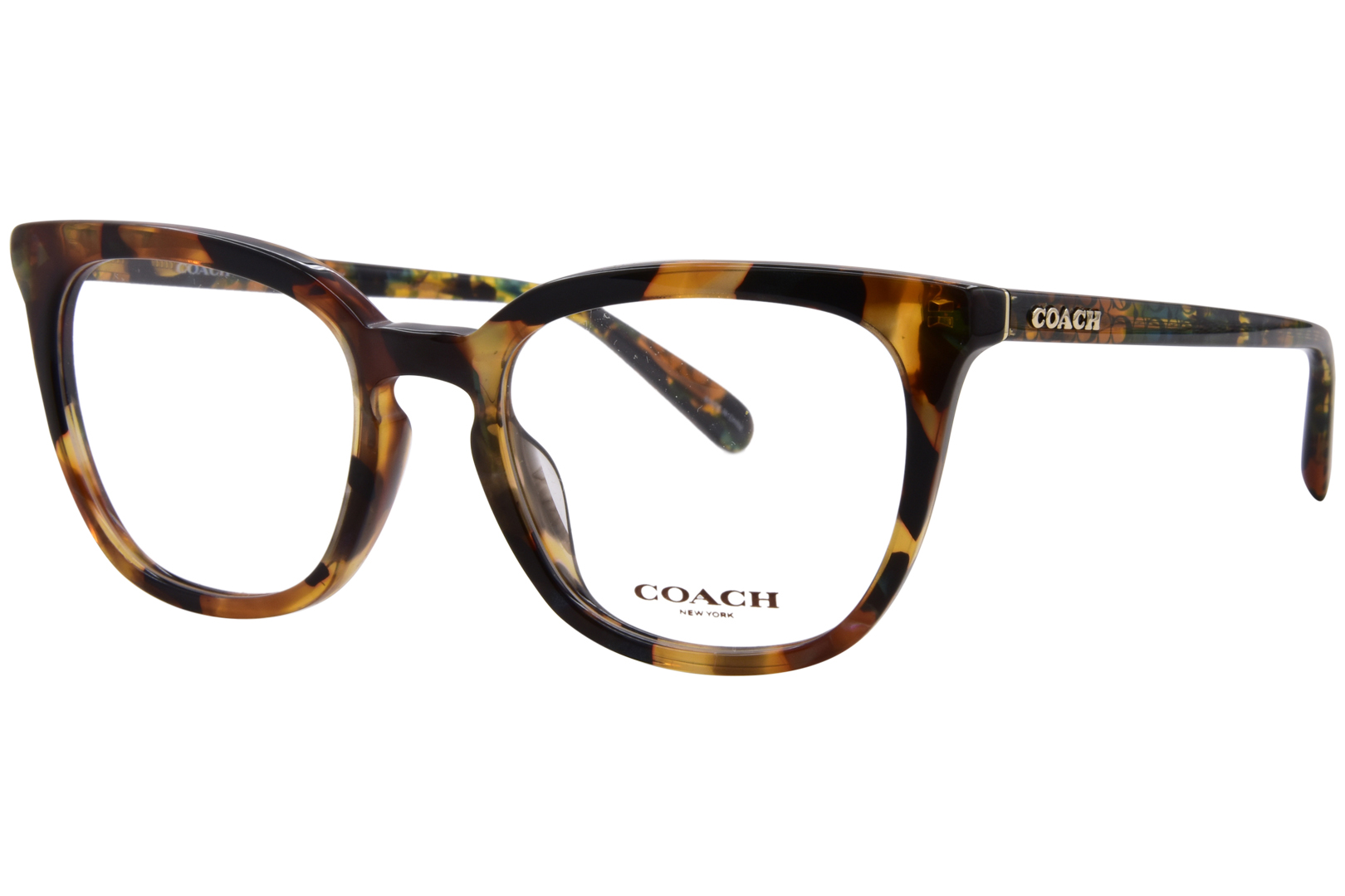 Coach HC6222U 5844 Eyeglasses Women's Jade Pearl Tortoise Full Rim 51mm main product image