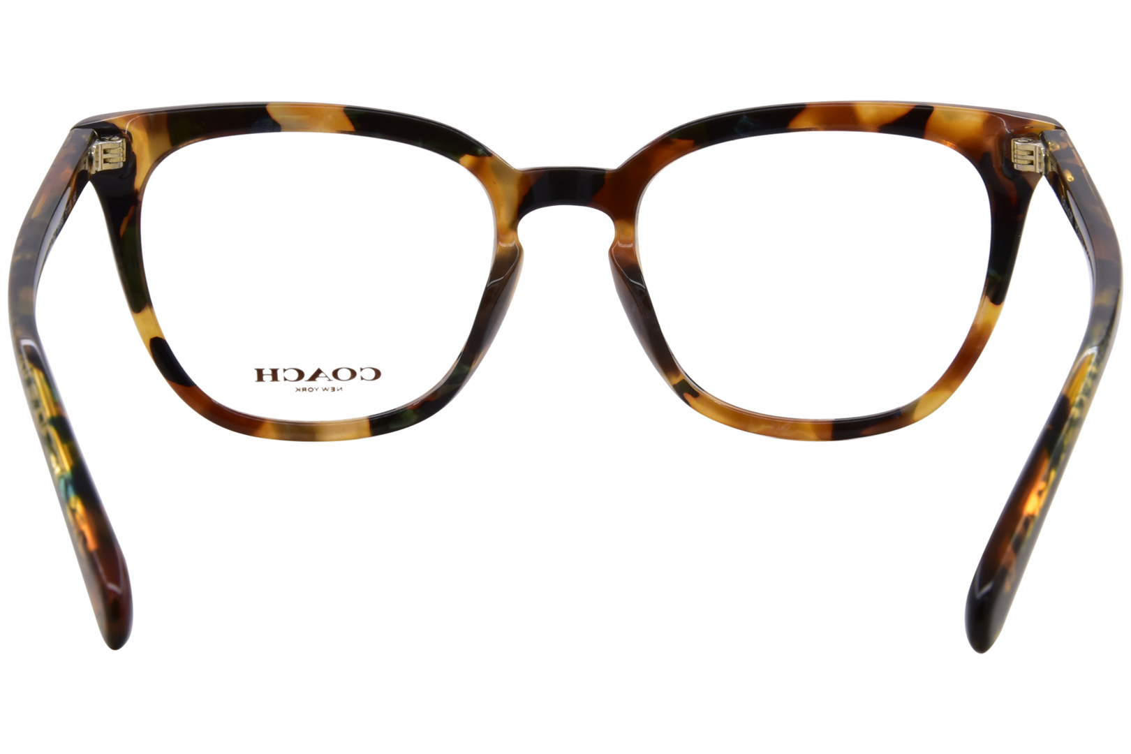 Coach HC6222U 5844 Eyeglasses Women's Jade Pearl Tortoise Full Rim 51mm detailed image 4