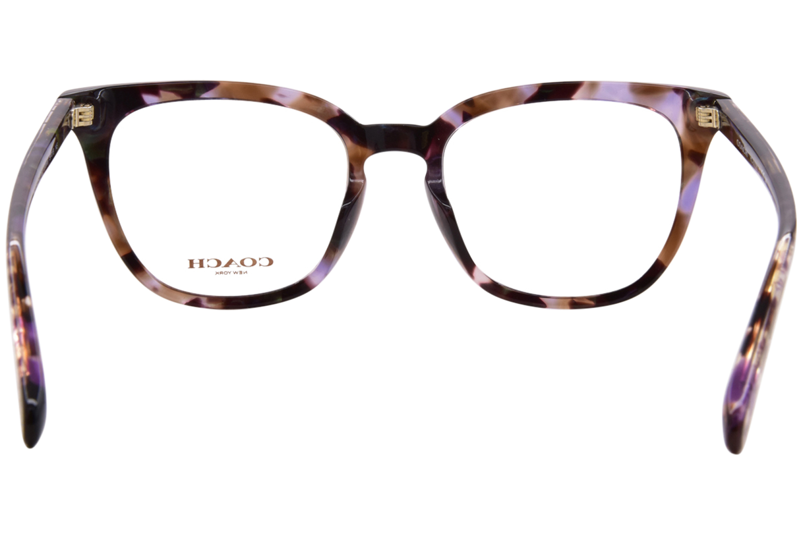 Coach HC6222U 5843 Eyeglasses Women's Amethyst Pearl Tortoise Full Rim 51mm product image view 4