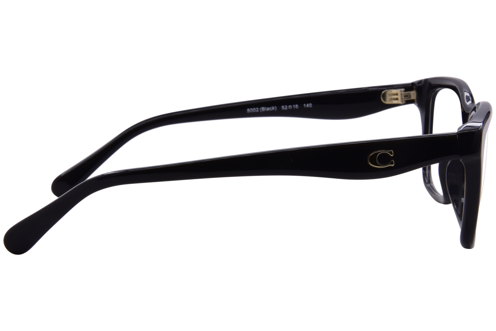 Coach HC6231U 5002 Eyeglasses Frame Women's Black Full Rim Rectangle Shape 52mm product image view 3