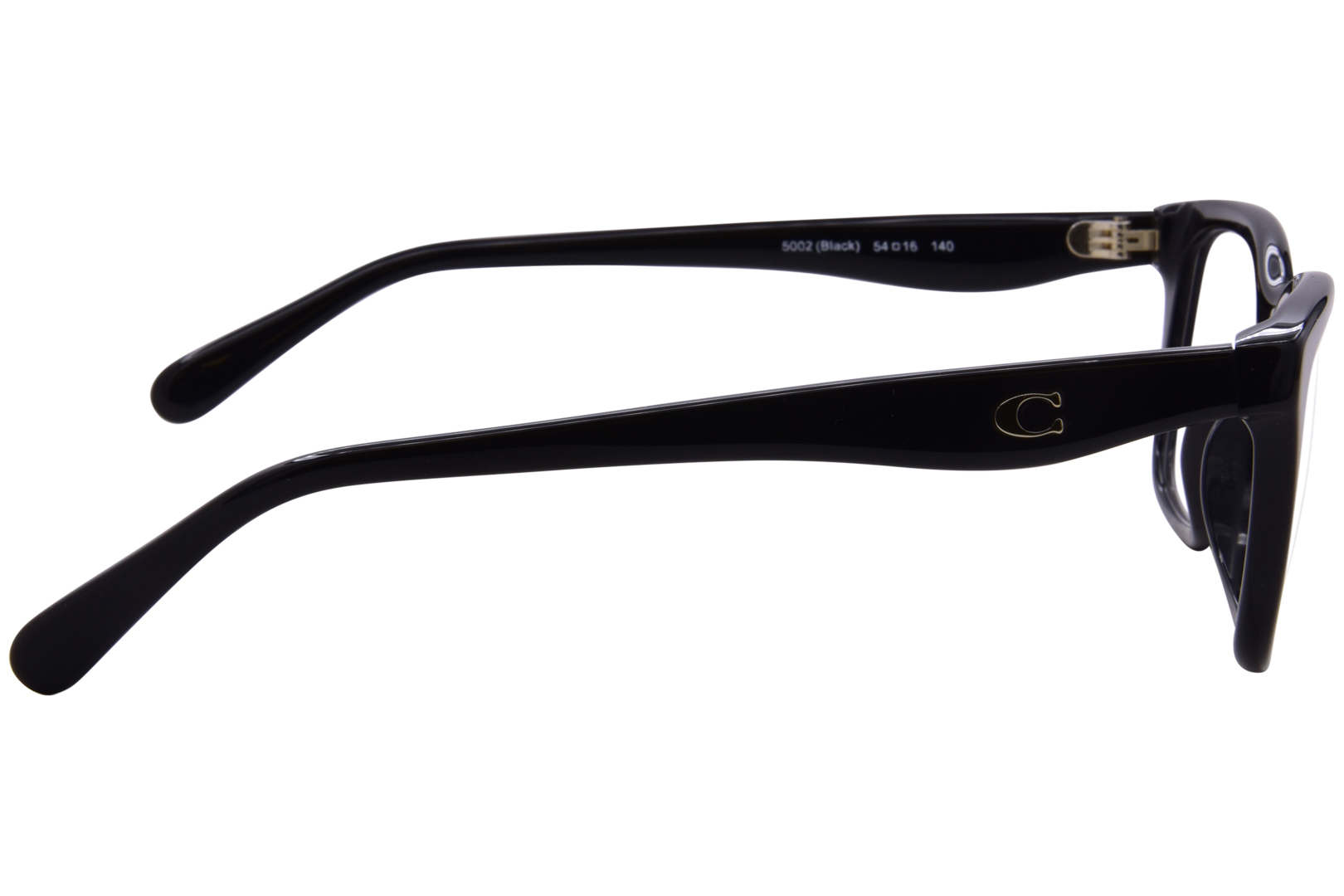 Coach HC6231U 5002 Eyeglasses Frame Women's Black Full Rim Rectangle Shape 54mm product image view 3