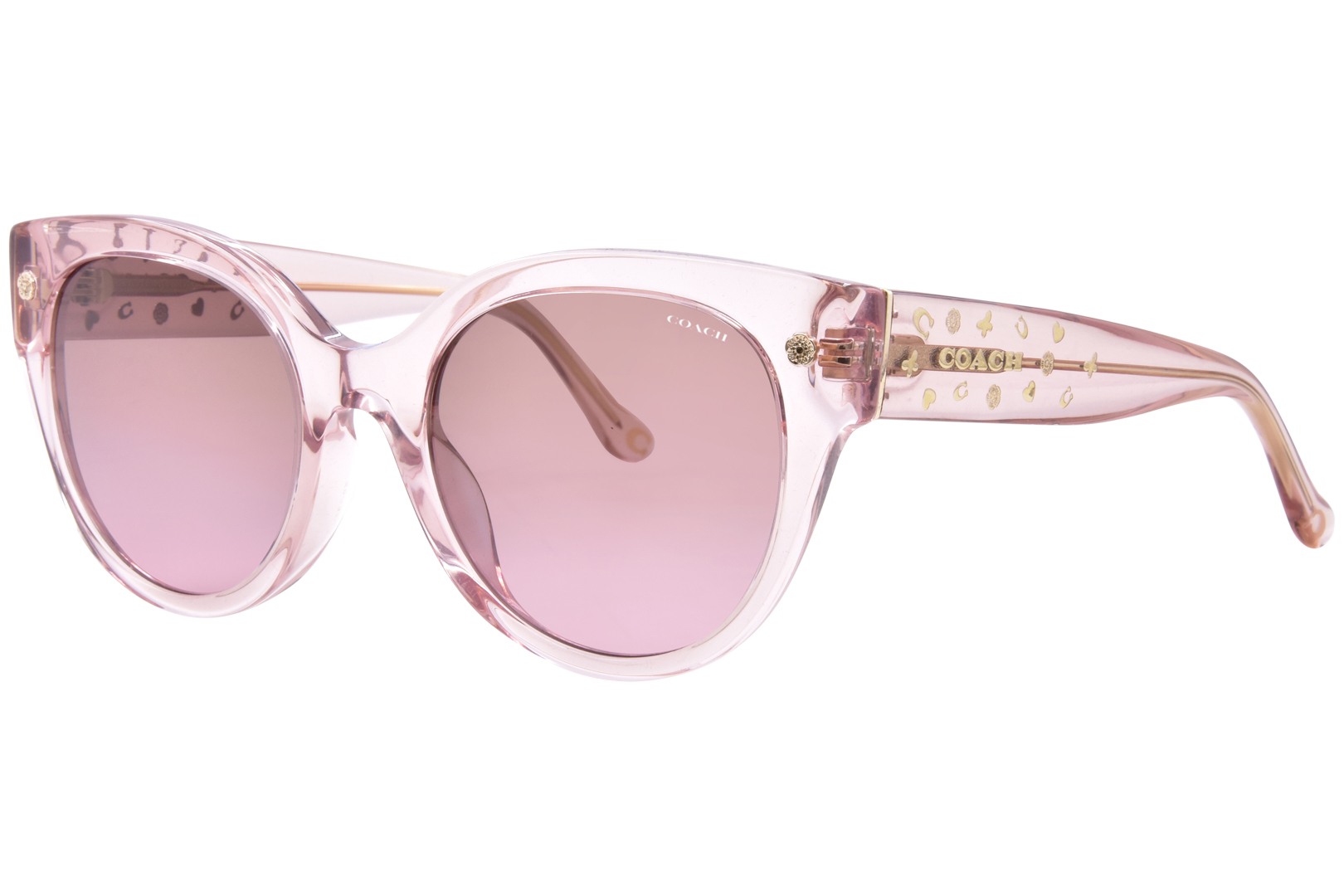 Coach CR612 HC8393U 566814 Sunglasses Women's Dusty Rose/Brown