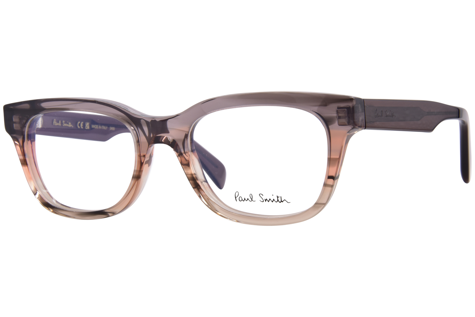 Очки Paul Smith Meade PS25606 020 в серуюрозовуюпесочную полоску с полной оправой 52 мм 45890₽