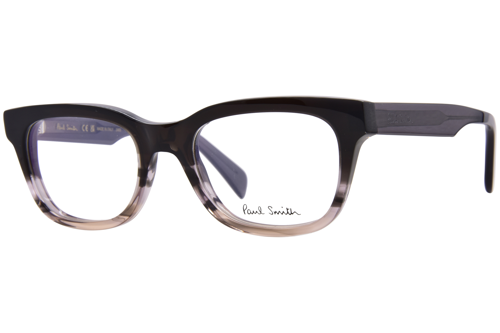 Очки Paul Smith Meade PS25606 021 в полоску серогосеро-коричневого цвета с полной оправой 52 мм 45890₽