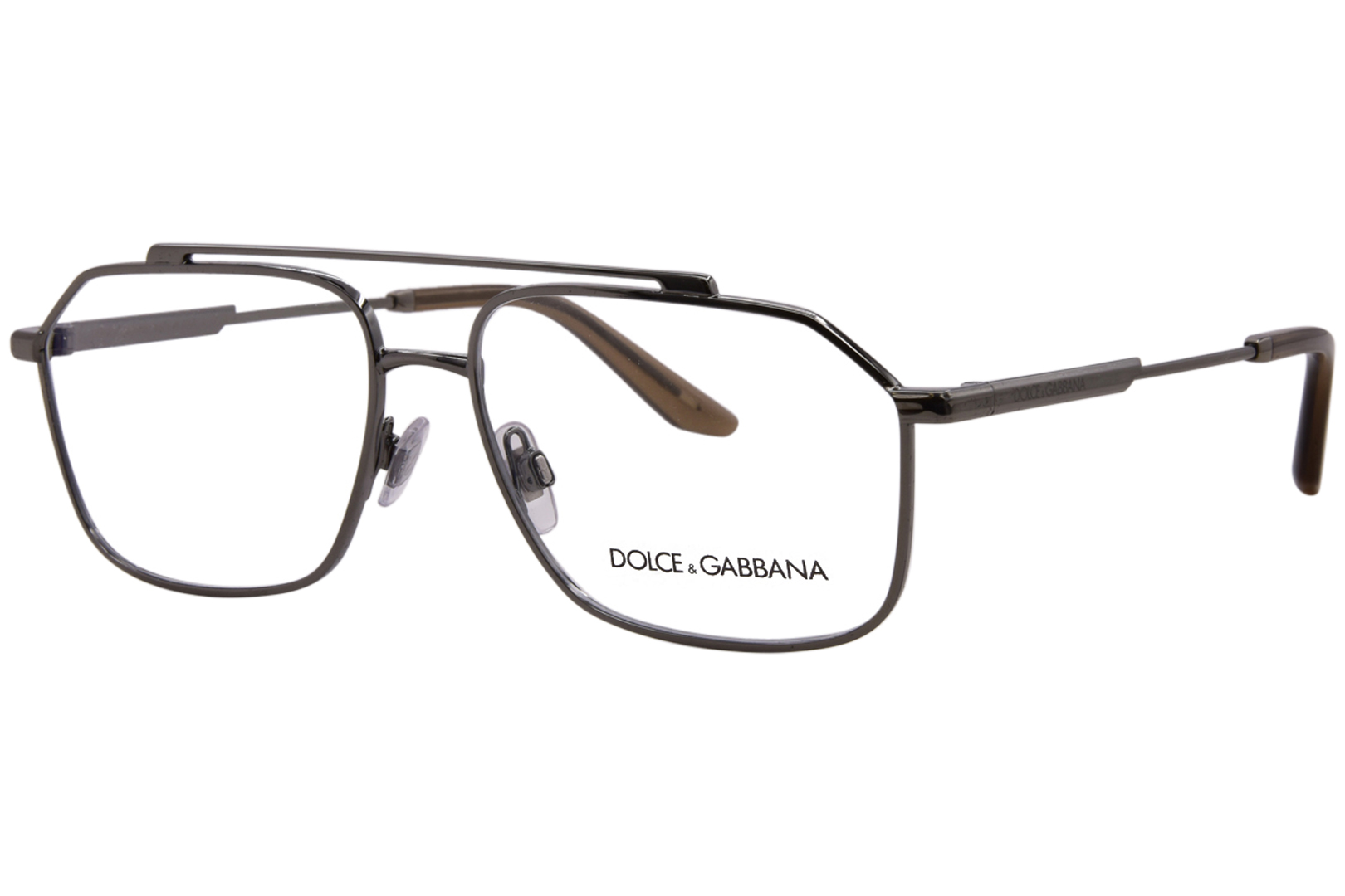 Dolce & Gabbana DG1364 1335 Eyeglasses Frame Men’s Bronze Full Rim Pilot 56mm