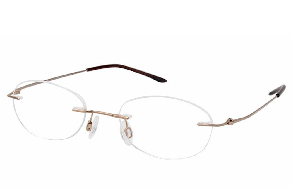 Charmant Eyeglasses TI8600 TI/8600 Rimless Optical Frame 19x140mm - Picture 10 of 28