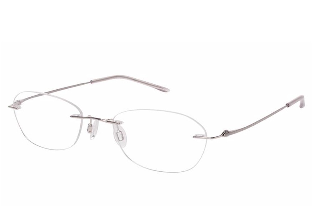Charmant Eyeglasses TI8600 TI/8600 Rimless Optical Frame 19x140mm - Picture 27 of 28