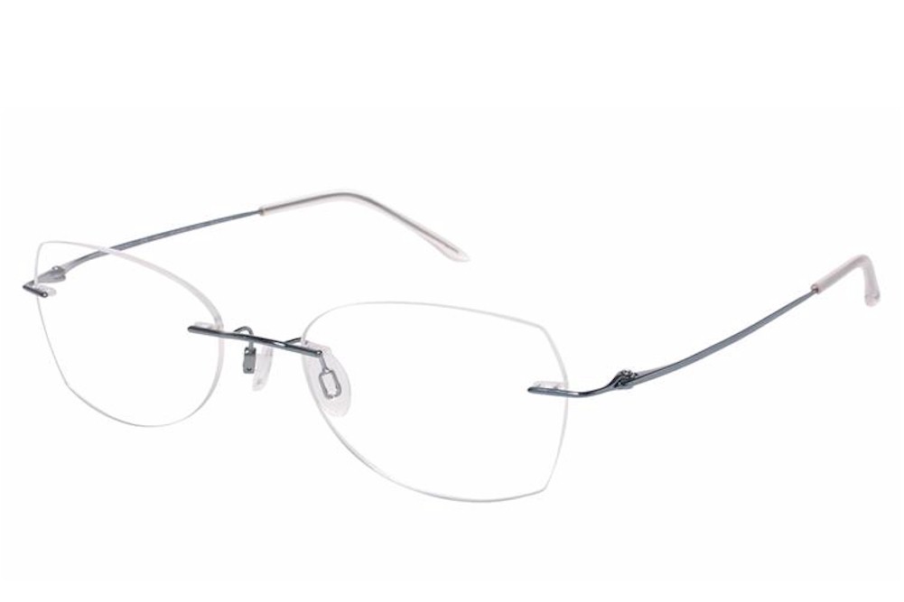 Charmant Eyeglasses TI8600 TI/8600 Rimless Optical Frame 19x140mm - Picture 28 of 28