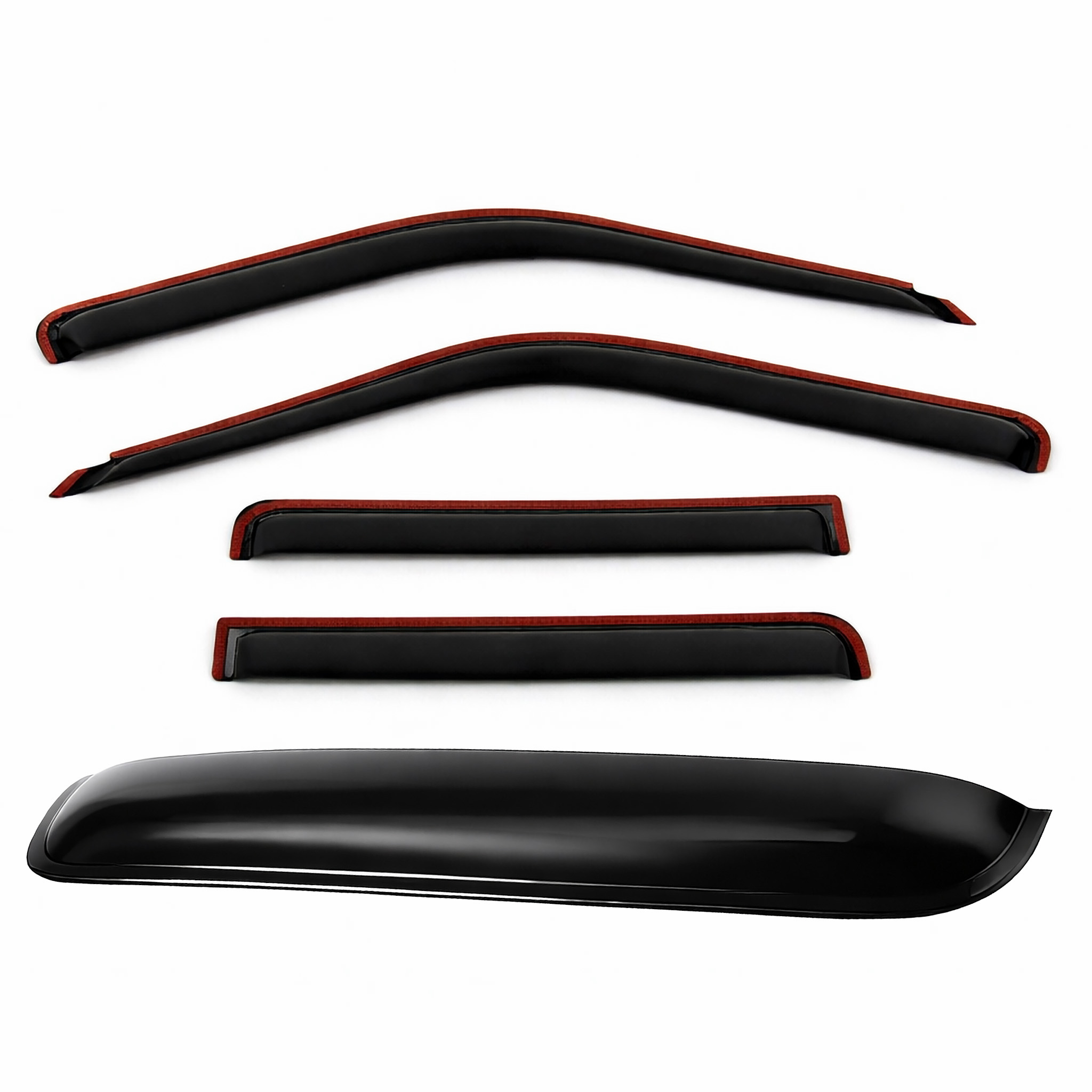 For Nissan Juke 11-17 In-Channel Rain Guard Sun shade Sunroof Window Vent Visor