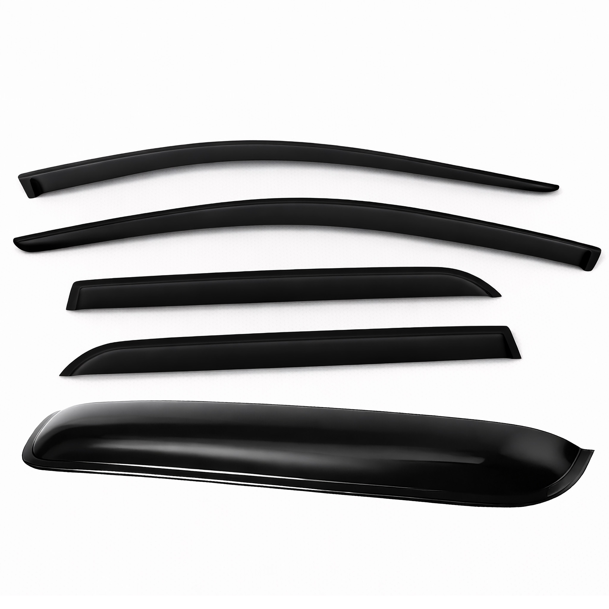 For Lexus ES350 2013-2016 Tape on Rain Guard Sun shade Sunroof Window Vent Visor