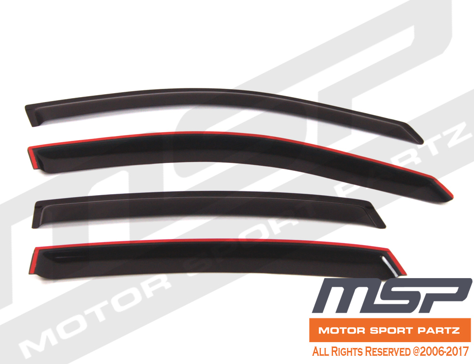 FITS BUICK LACROSSE 2010-2016 AVS TAPE ON RAIN DEFLECTOR GUARDS WINDOW VISORS