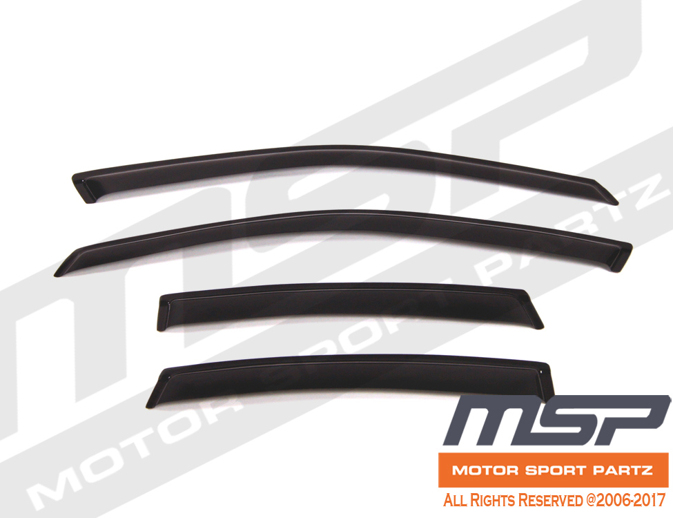For Pontiac G6 05-10 Ash Grey Out-Channel Window Visor Sun Guard 4pcs
