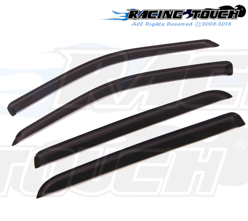 4pcs Window Visors Rain Guard Fit For 07-11 Ford Explorer Sport Trac Crew Cab