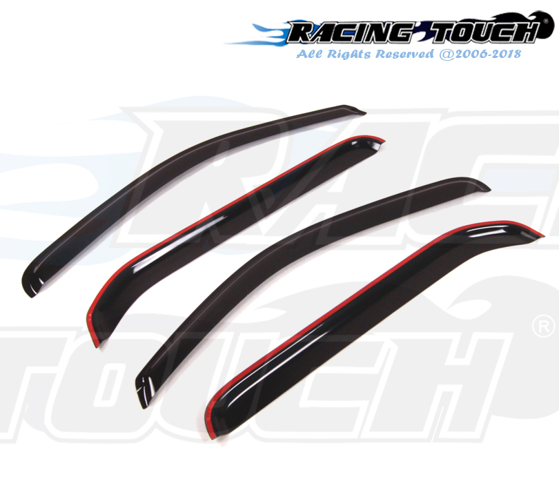 Out Channel Visors Wind Deflector Light Tint For Nissan Xterra 05-16 4pcs