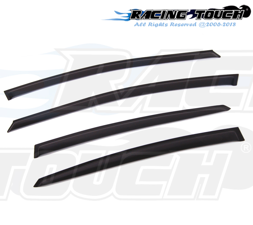 Dark Smoke Window Visor Deflectors – 4-Piece Set For 2011-2016 Hyundai Elantra GT