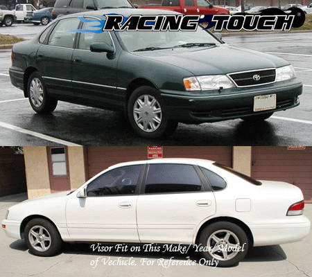Juego De 4 Viseras Deflectoras Para Toyota Avalon 1995-2000 - ¡Tintadas En Humo Oscuro, Fáciles De Instalar!