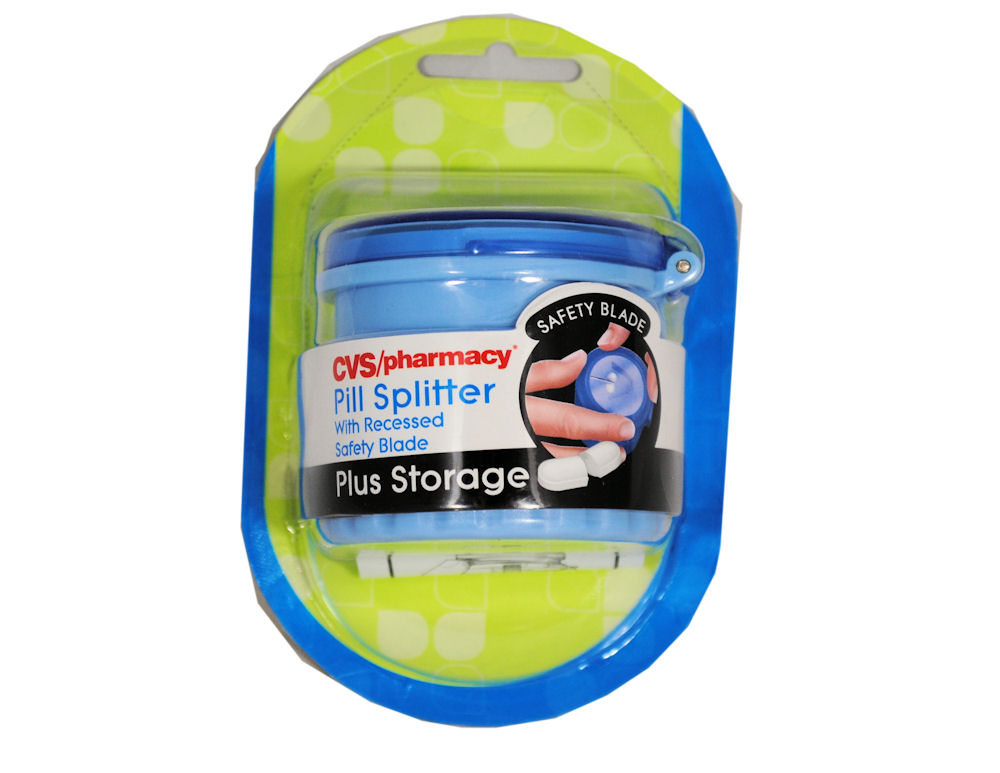 CVS Tablet Pill Splitter With Safety Blade and Storage eBay