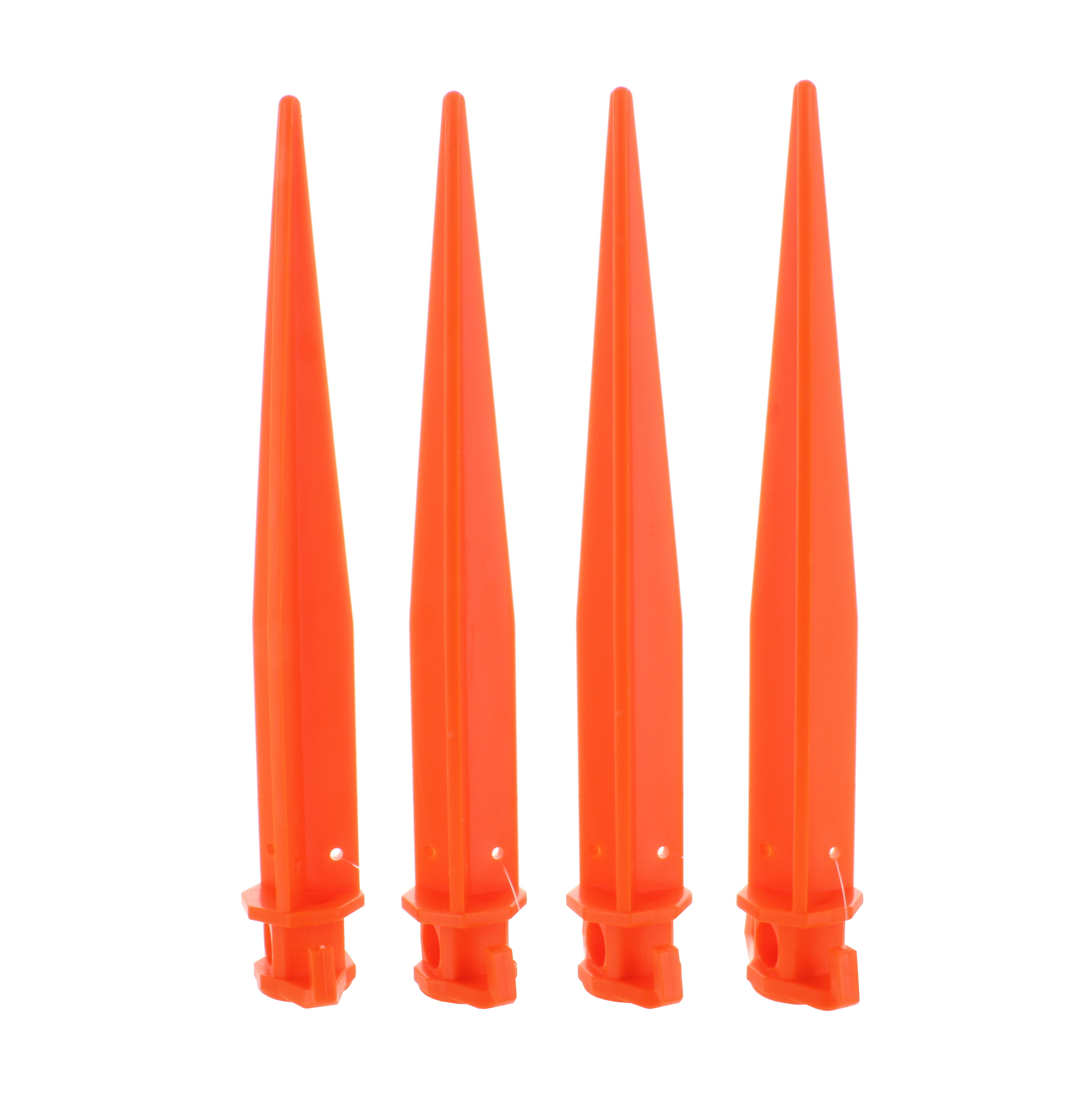 Set of 4 Heavy Duty Jumbo Tent Stakes 11" Plastic Camping Tarp