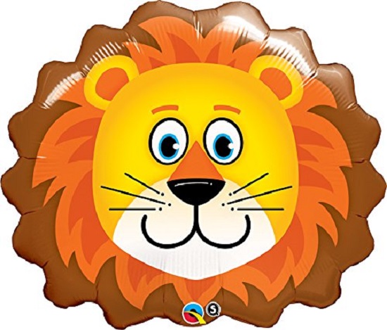 Lion Head Mylar Foil Balloon Zoo Animal Party Decoration XL 29" | eBay