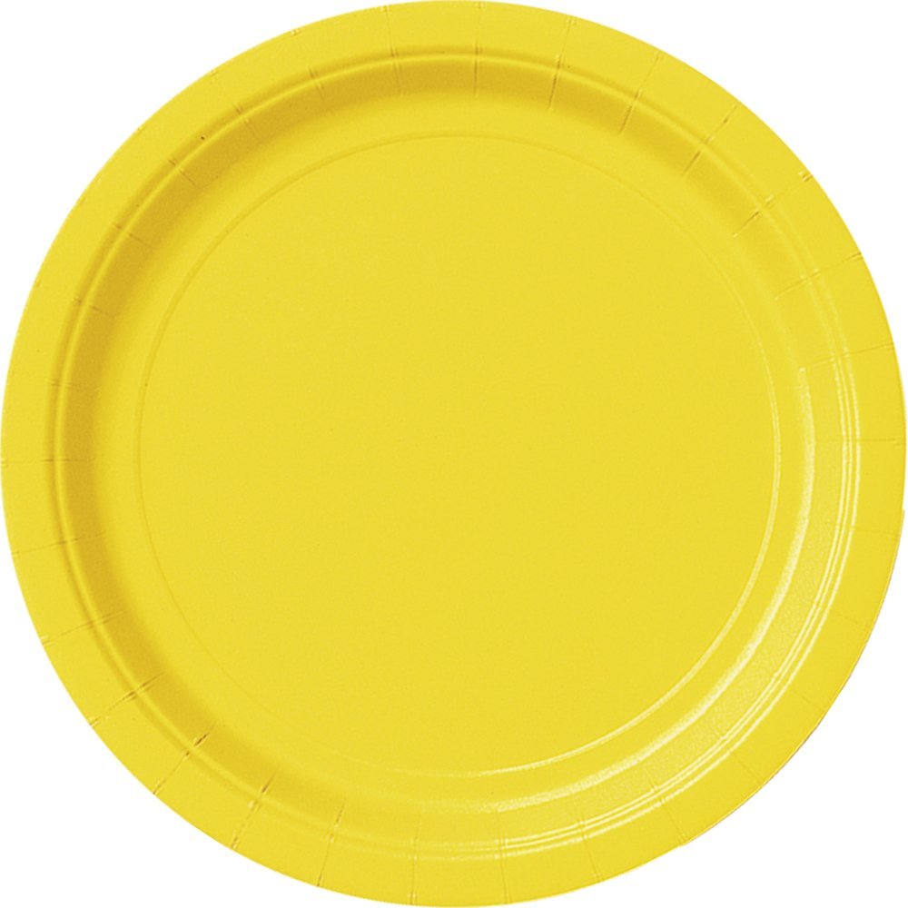 paper plates partyware 7" and 9" choose colors